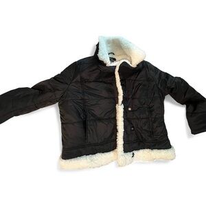 Forever 21 Off-White Sherpa Jacket